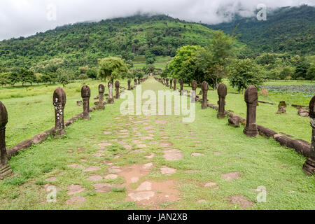 Wat Phu, Vat Phou, UNESCO World Heritage Site In Champasak Province, Laos, South East Asia. Stock Photo