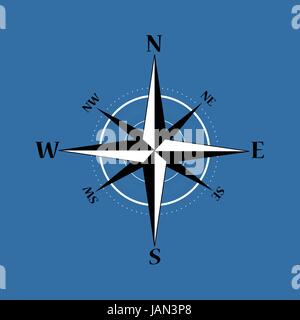 Compass design illustration Stock Vector