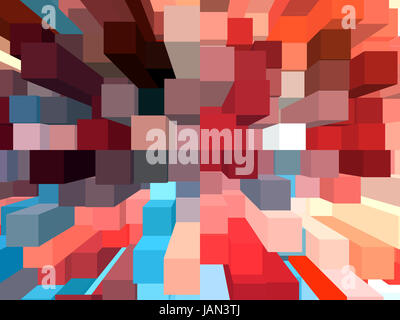 texture from figured strips of different colors Stock Photo