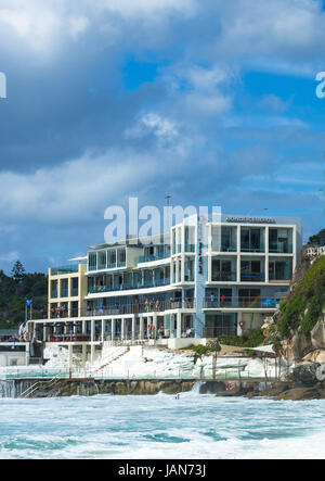 Bondi Icebergs at Bondi Beach in the Eastern Suburbs, Bondi, Sydney, New South Wales, Australia. Stock Photo