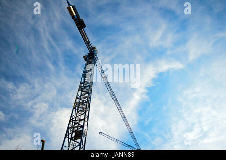 Photo of new building being constructed Stock Photo