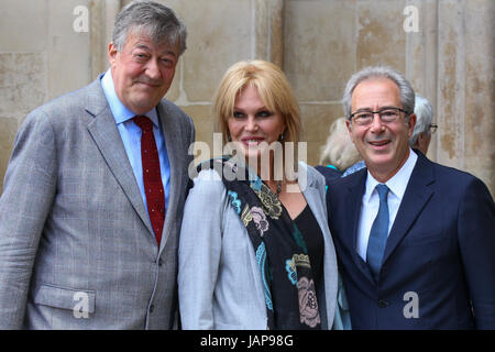 London, UK. 7th June, 2017. arrive for Service of Thanksgiving for the Life and Work of Ronnie Corbett at Westminster Abbey, London. Credit: Dinendra Haria/Alamy Live News Stock Photo
