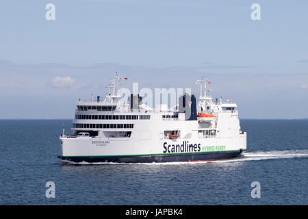 Ferry from Puttgarden to Rodby, Germany to Denmark, Europe Stock Photo ...