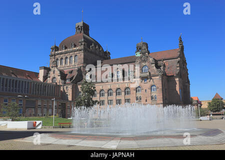 Nuremberg, The Staatstheater Nuernberg is a theatre building in Nuremberg. One of the largest theatres in Germany, it is housed in the Opernhaus, Midd Stock Photo