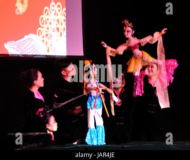 Guangzhou Chinese Puppet Show Stock Photo