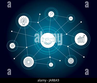 Digital marketing plan abstract concept vector illustrations Stock ...