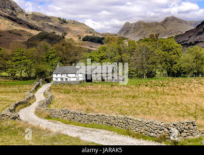 Fell Foot Farm in Little Lansdale with the Lansdale Pikes in the background Stock Photo