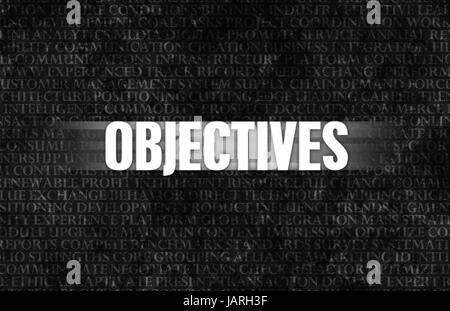 objectives in business as motivation in stone wall stock photo alamy alamy