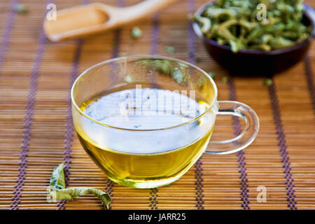 Verveine Tea also known as Lemon Verbena Stock Photo