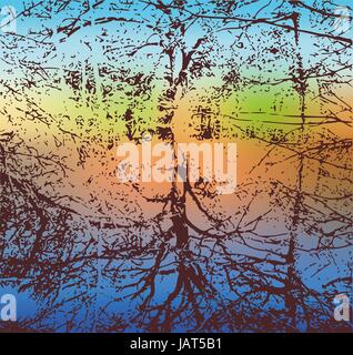 beauty forest with landscape background Stock Vector Image & Art - Alamy
