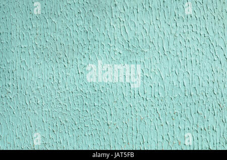 Light green color plaster wall texture. Empty bright mint color plaster background Stock Photo