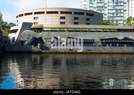 Hamer Hall Southbank Arts and Leisure Precinct on River Yarra Melbourne Australia Stock Photo