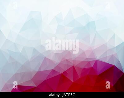 Triangle pink blue pattern Stock Vector