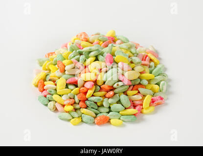 Sugar coated colored puffed rice Stock Photo - Alamy