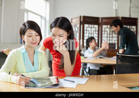 laughs laughing Stock Photo