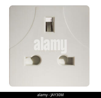 British Style Socket BS 1363 Standard British power Plug Socket Stock Photo - Alamy