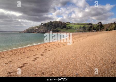 Blackpool Sands near Dartmouth, Devon, England. Stock Photo