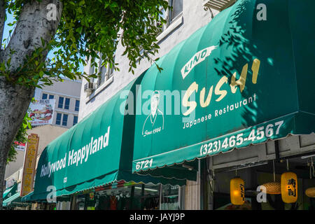 Kino Sushi Bar and Restaurant in Hollywood - LOS ANGELES - CALIFORNIA Stock Photo