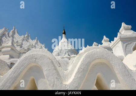 Mya Thein Tan temple, Mingin, near Mandalay, Myanmar Stock Photo