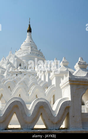 Mya Thein Tan temple, Mingin, near Mandalay, Myanmar Stock Photo