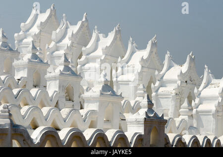 Mya Thein Tan temple, Mingin, near Mandalay, Myanmar Stock Photo