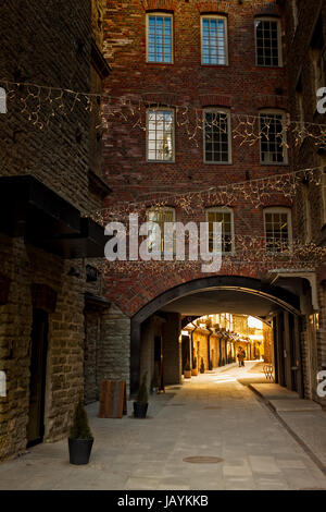 The Rotermann area is the fastest growing hip area in Tallinn, the capitol of Estonia. The place is full of little shops and boutiques. New buildings  Stock Photo