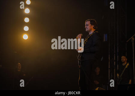 Isle of Wight. 8th Jun, 2017. Starsailor at The Isle of Wight Festival 2017 Credit: James Houlbrook/Alamy Live News Stock Photo