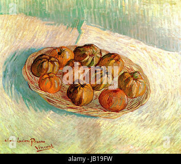 Vincent van Gogh - Basket of Apples Stock Photo