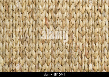 Meshwork of wooden reed wicker texture background Stock Photo