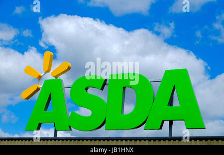 asda supermarket sign, norwich, norfolk, england Stock Photo