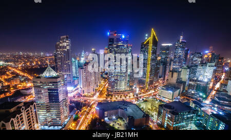 Makati city of Manila - Philippines Stock Photo