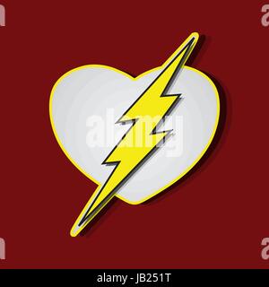 Superhero shields shaped like a hearts, symbol for strong love, eps10 vector Stock Vector