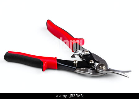 heavy duty scissors isolated on white background Stock Photo