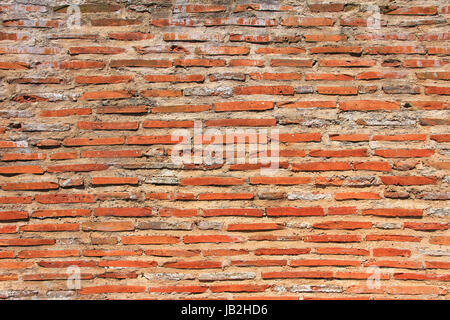 Dekorative Ziegelsteinmauer Stock Photo
