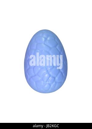 Easter egg moulds isolated against a plain background Stock Photo