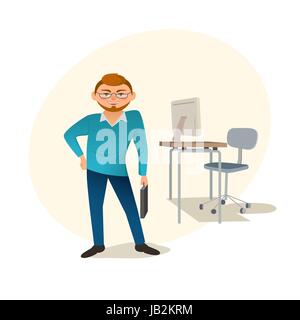 Business character Stock Vector