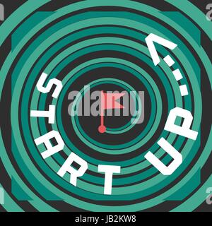 Start up business icon Stock Vector