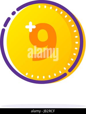 Vector Gold Coin Icon. Stock Vector