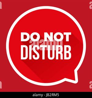 Do Not Disturb vector Stock Vector