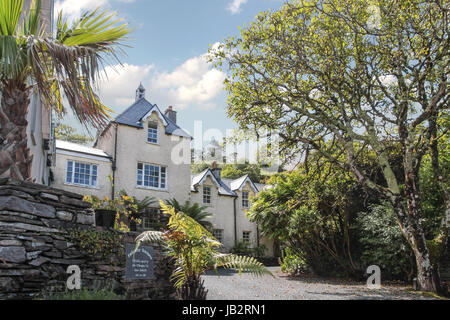 Kells Bay Gardens Haus bei Cahersiveen, County Kerry, Irland ? Stock Photo