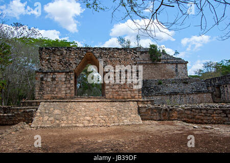 Mayan Ruins, Ek Balam, Yucatan, Mexico Stock Photo