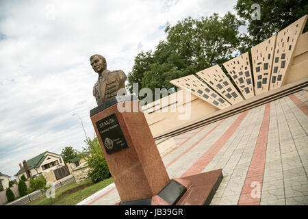 Bender, Moldova, sculpture of the Russian general Alexander Lebed Stock Photo