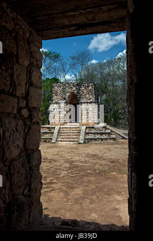 Mayan Ruins, Ek Balam, Yucatan, Mexico Stock Photo