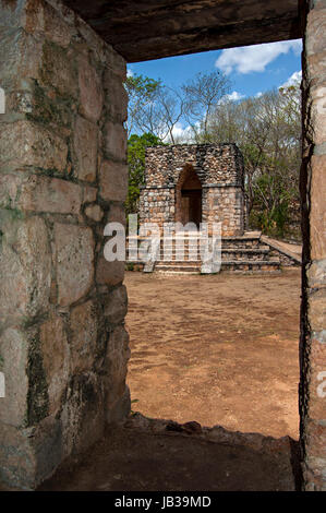 Mayan Ruins, Ek Balam, Yucatan, Mexico Stock Photo