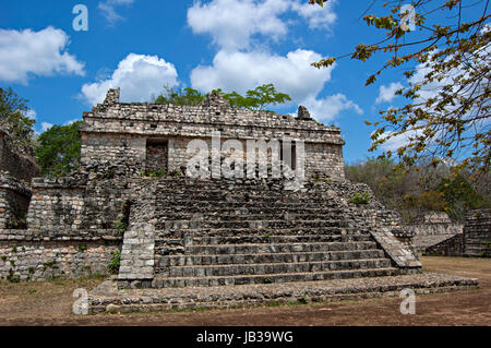 Mayan Ruins, Ek Balam, Yucatan, Mexico Stock Photo