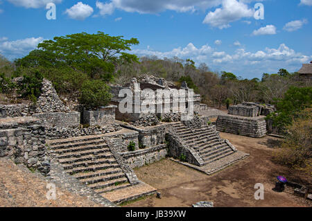 Mayan Ruins, Ek Balam, Yucatan, Mexico Stock Photo