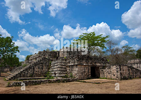 Mayan Ruins, Ek Balam, Yucatan, Mexico Stock Photo