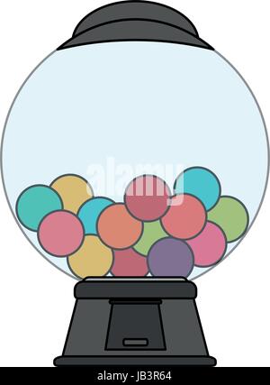 candy machine icon image  Stock Vector
