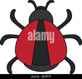 bug icon image  Stock Vector