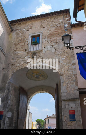 Roman gate. Amelia. Umbria. Italy. Stock Photo